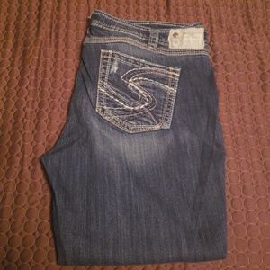 Women's Silver brand jean capris